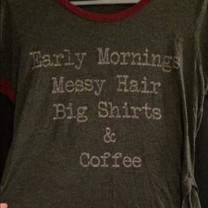 Comfy T-shirt with slits up both sides